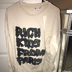 Distressed sweatshirt from Bloomingdales